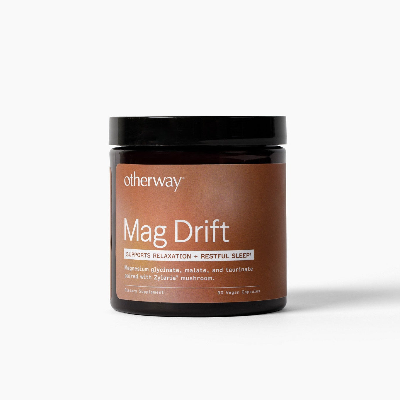Jar of 'Mag Drift' by otherway on a white background