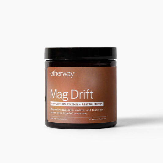 Jar of 'Mag Drift' by otherway on a white background
